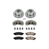 PowerStop KCOE1799 - Power Stop 05-07 Ford F-350 Super Duty Rear Autospecialty Kit w/Cals