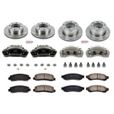 PowerStop KCOE1782 - Power Stop 05-07 Ford F-250 Super Duty Front & Rear Autospecialty Kit w/Cals