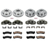 PowerStop KCOE2023A - Power Stop 01-03 Chevrolet Silverado 1500 HD Front & Rear Autospecialty Kit w/Cals