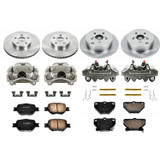 PowerStop KCOE2314A - Power Stop 03-05 Toyota Celica Front & Rear Autospecialty Brake Kit w/Calipers