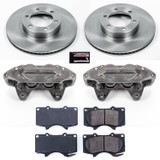 PowerStop KCOE2421 - Power Stop 03-09 Toyota 4Runner Front Autospecialty Kit w/Cals