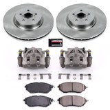 PowerStop KCOE285 - Power Stop 10-14 Subaru Outback Front Autospecialty Kit w/Cals