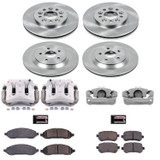 PowerStop KCOE2828 - Power Stop 04-07 Ford Freestar Front & Rear Autospecialty Brake Kit w/Calipers