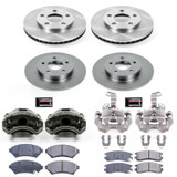 PowerStop KCOE2556 - Power Stop 00-05 Buick LeSabre Front & Rear Autospecialty Brake Kit w/Calipers