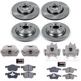 PowerStop KCOE4430A - Power Stop 01-07 Volvo S60 Front & Rear Autospecialty Brake Kit w/Calipers