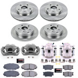 PowerStop KCOE4100C - Power Stop 11-18 Toyota RAV4 Front & Rear Autospecialty Brake Kit w/Calipers PowerStop KCOE4100C - Power Stop 11-18 Toyota RAV4 Front & Rear Autospecialty Brake Kit w/Calipers