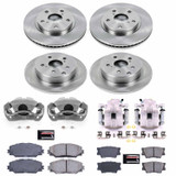 PowerStop KCOE4100B - Power Stop 11-16 Toyota RAV4 Front & Rear Autospecialty Brake Kit w/Calipers PowerStop KCOE4100B - Power Stop 11-16 Toyota RAV4 Front & Rear Autospecialty Brake Kit w/Calipers