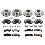 PowerStop KCOE4423 - Power Stop 2004 Chevrolet Silverado 2500 HD Front & Rear Autospecialty Kit w/Cals