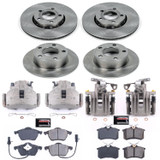 PowerStop KCOE529 - Power Stop 98-01 Audi A6 Front & Rear Autospecialty Brake Kit w/Calipers