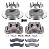 PowerStop KCOE5084A - Power Stop 01-02 Ford E-350 Super Duty Front Autospecialty Kit w/Cals