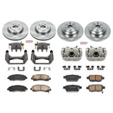 PowerStop KCOE5856 - Power Stop 09-14 Acura TL Front & Rear Autospecialty Kit w/Cals