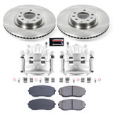 PowerStop KCOE5878A - Power Stop 11-15 Mazda CX-9 Front Autospecialty Kit w/Cals