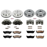 PowerStop KCOE5461 - Power Stop 00-02 Ford Expedition Front & Rear Autospecialty Kit w/Cals