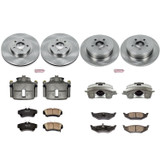 PowerStop KCOE6180 - Power Stop 2010 Chrysler PT Cruiser Front & Rear Autospecialty Brake Kit w/Calipers
