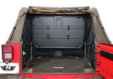 Rampage 86624 - 2007-2018 Jeep Wrangler(JK) Rear Sport Rack - Black