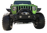 Rampage 88509 - 2007-2018 Jeep Wrangler(JK) Recovery Bumper Stubby Front - Black