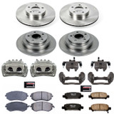 PowerStop KCOE6109 - Power Stop 02-03 Subaru Impreza Front & Rear Autospecialty Brake Kit w/Calipers PowerStop KCOE6109 - Power Stop 02-03 Subaru Impreza Front & Rear Autospecialty Brake Kit w/Calipers