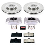 PowerStop KCOE6355 - Power Stop 15-21 Lexus RC350 Front Autospecialty Kit w/Cals