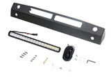 Rampage 7689 - Products  Trailcrawler Skid Plate Front Steel W/Lightbar Holes for 2020-2021 Jeep Gladiator, 2018-2021 Jeep Wrangler JL, Black