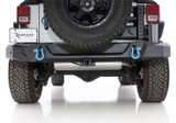 Rampage 99619 - 07-18 Jeep Wrangler JK (Incl. Unlimited) Trailguard Rear Bumper - Black