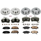 PowerStop KCOE700 - Power Stop 92-95 Honda Civic Front & Rear Autospecialty Brake Kit w/Calipers