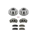 PowerStop KCOE6545A - Power Stop 2012 Ford F-350 Super Duty Front Autospecialty Kit w/Cals