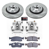 PowerStop KCOE6536 - Power Stop 13-15 Jeep Grand Cherokee Front Autospecialty Kit w/Cals PowerStop KCOE6536 - Power Stop 13-15 Jeep Grand Cherokee Front Autospecialty Kit w/Cals