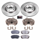 PowerStop KCOE7083 - Power Stop 2015 Hyundai Sonata Front Autospecialty Kit w/Cals