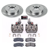 PowerStop KCOE7752 - Power Stop 91-92 Saturn SC Rear Autospecialty Brake Kit w/Calipers