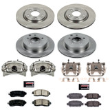 PowerStop KCOE8288 - Power Stop 14-17 Nissan Leaf Front & Rear Autospecialty Brake Kit w/Calipers