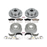 PowerStop KOE15075DK - Power Stop 99-01 Jeep Cherokee Front & Rear Autospecialty Brake Kit