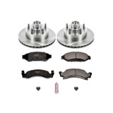 PowerStop KOE1766 - Power Stop 87-93 Ford E-150 Front Autospecialty Brake Kit