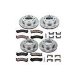 PowerStop KOE2023 - Power Stop 01-03 Chevrolet Silverado 1500 HD Front & Rear Autospecialty Brake Kit