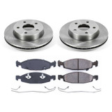 PowerStop KOE2147 - Power Stop 99-02 Jeep Grand Cherokee Front Autospecialty Brake Kit