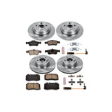 PowerStop KOE2817 - Power Stop 2006 Mercedes-Benz S350 Front & Rear Autospecialty Brake Kit