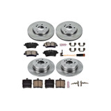PowerStop KOE2812 - Power Stop 02-05 Mercedes-Benz C230 Front & Rear Autospecialty Brake Kit