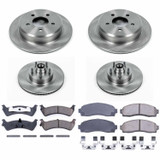 PowerStop KOE4356 - Power Stop 01-02 Ford Explorer Sport Front & Rear Autospecialty Brake Kit