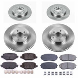 PowerStop KOE5452 - Power Stop 11-15 Ford Edge Front & Rear Autospecialty Brake Kit