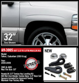 ReadyLIFT 69-3005 - 2.5"F / 1"R SST Lift Kit - GM SUV / SUT 1500 2000-2006