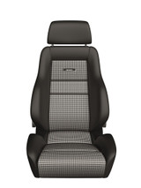 Recaro 089.00.0B25-01 - Classic LS Seat - Black Leather/Pepita Fabric