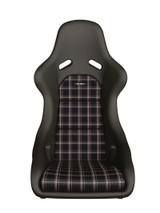 Recaro 087.00.0B28-01 - Classic Pole Position ABE Seat - Black Leather/Classic Checkered Fabric