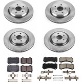 PowerStop KOE5958 - Power Stop 12-17 Jeep Grand Cherokee Front & Rear Autospecialty Brake Kit