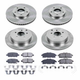 PowerStop KOE6361 - Power Stop 11-17 Nissan Quest Front & Rear Autospecialty Brake Kit