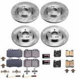 PowerStop KOE6586 - Power Stop 03-06 Mercedes-Benz CLK500 Front & Rear Autospecialty Brake Kit