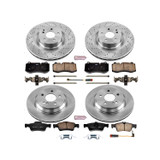 PowerStop KOE6757 - Power Stop 12-13 Mercedes-Benz S350 Front & Rear Autospecialty Brake Kit