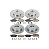 PowerStop KOE691 - Power Stop 99-00 Honda Civic Front & Rear Autospecialty Brake Kit
