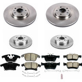 PowerStop KOE6815 - Power Stop 13-19 Ford Fusion Front & Rear Autospecialty Brake Kit