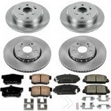 PowerStop KOE6939 - Power Stop 13-18 Acura RDX Front & Rear Autospecialty Brake Kit
