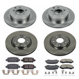 PowerStop KOE7035 - Power Stop 14-19 Nissan Rogue Front & Rear Autospecialty Brake Kit
