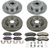 PowerStop KOE7033 - Power Stop 14-19 Nissan Rogue Front & Rear Autospecialty Brake Kit